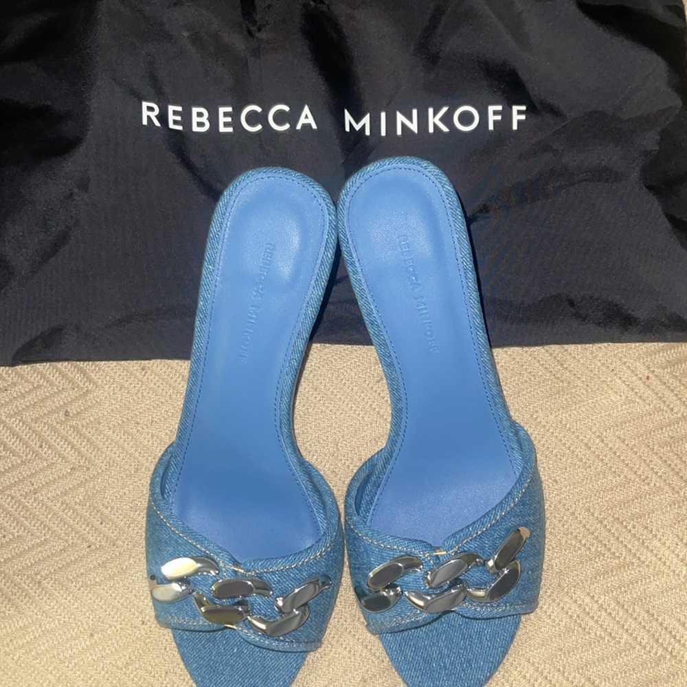 Rebecca Minkoff Curb Denim Mule